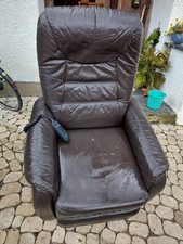 Ledersessel mit elektr