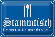 mrdeco Metall Schild 20x30cm