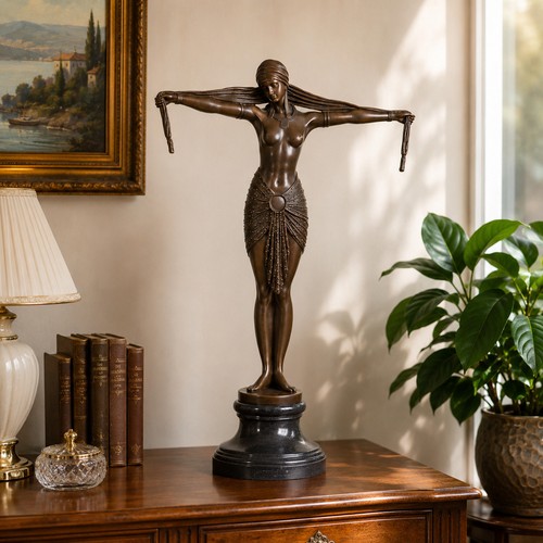 Bronze skulptur tänzerin nach - skulptur,
