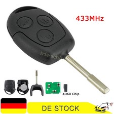 3 Tasten Funk Schlüssel 433MHz für Ford Fiesta Focus Fusion Ka Mondeo Transit