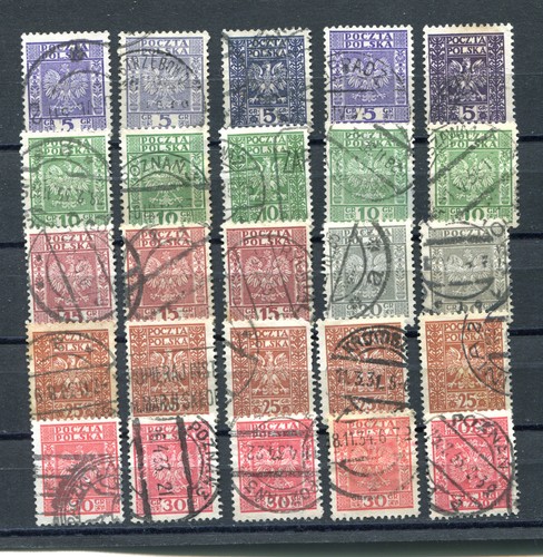 Briefmarken polen 1928 32 - polen,, 1928-32