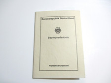 Betriebserlaubnis  JF