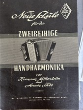 Schule für die Zweireihige H. Schittenhelm Fett Diatonische Handharmonika Noten