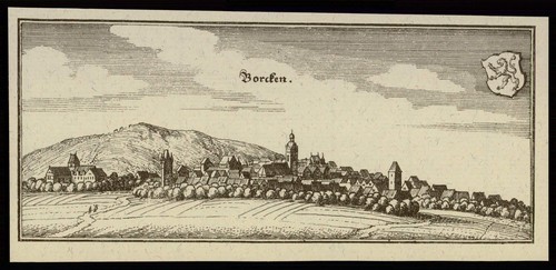 Borken kupferstich merian - -,