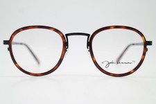Brille John Lennon JO92 Braun Metallic Oval Brillengestell eyeglasses Neu