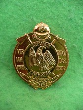 Republik Preußen Feuerwehr Erinnerungsabzeichen  für V. um das Feuerlöschwesen