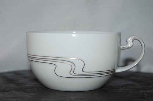 Teetasse asimmetria weißgold - teetasse,