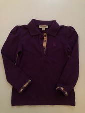 Burberry Check Bluse Shirt Poloshirt Langarmshirt Mädchen Gr. 4 104 top neuw.