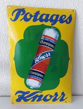 Altes Emailschild Knorr