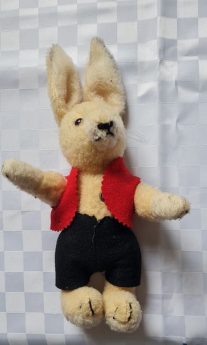 Grysli hase mit filzkleidung - hase,