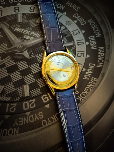 Vintage uhr milus jetmaster - milus,