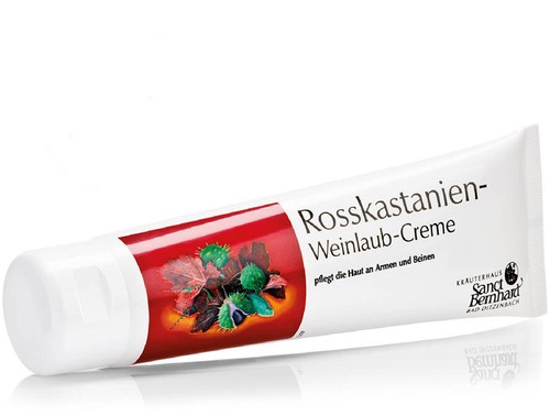 Rosskastanien-Weinlaub-Creme