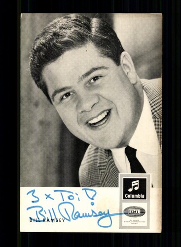 Bill ramsey autogrammkarte - bill,