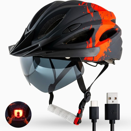 Fahrradhelm mit visier - mit,