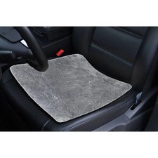 HP Autozubehör 19764 Sitzkissen Echtes Lammfell Anthrazit Kissen Auto-Zubehör