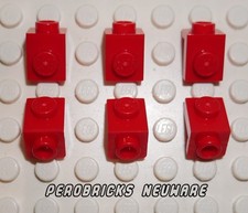 Lego 6 x Konverter Bracket Winkelplatte 1x1 - 1x1 rot #36841 NEUWARE