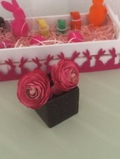 Strauss Maison HomeTeelichthalter Blumenvase Deko schwarz Krokodil Optik wie neu