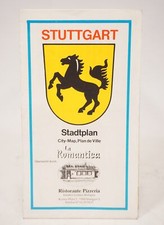 Vintage älterer Stadtplan