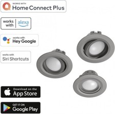 Hama WLAN LED Einbaustrahler 3er Set WiFi Spot 5W Smart Home Alexa Google 540