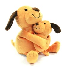 Labertier Hund mit Baby Senta