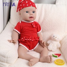 IVITA 20" Vollsilikon Mädchen