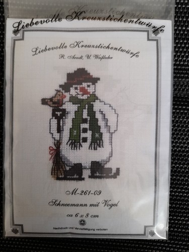 Lke schneemann stickpackung - lke,