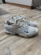 Nike Air Max Plus 3 White/Silver/Blue StyleCode DR0140-100 Tuned Tn Shox rare
