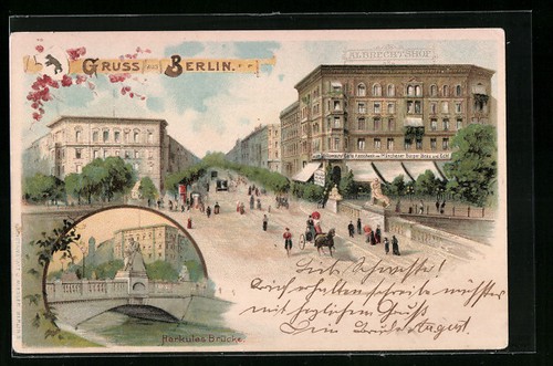 Lithographie berlin cafe - lithographie, berlin,