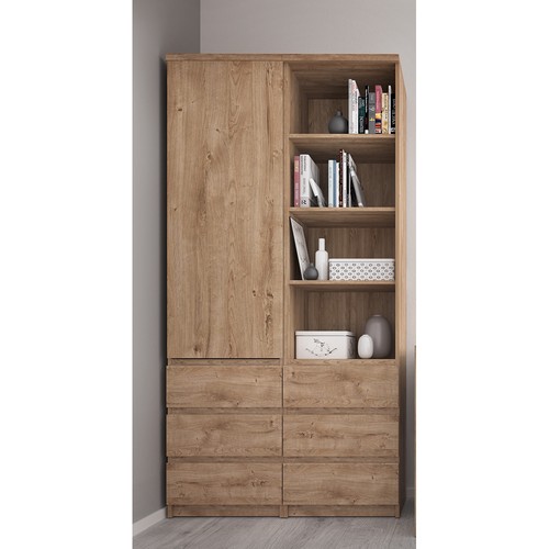 Regalschrank set eiche - regalschrank,