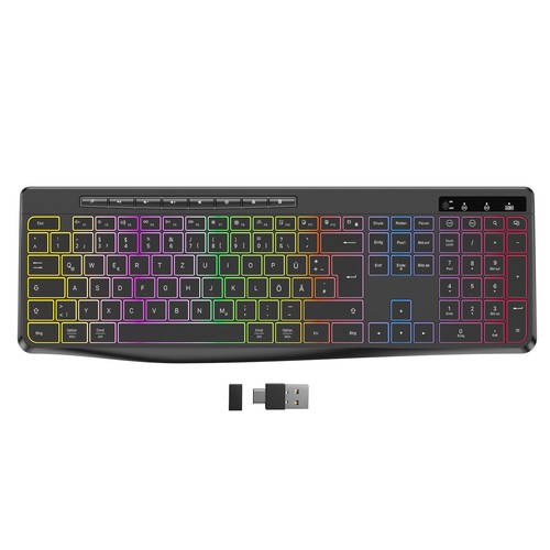Leise beleuchtet tastatur - leise,
