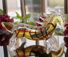 Glasfigur Pferd Skulptur Glas