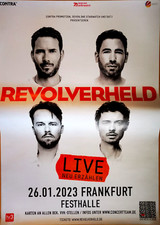 REVOLVERHELD 2023 FRANKFURT - orig. Concert Poster - Konzert Plakat -DIN A1