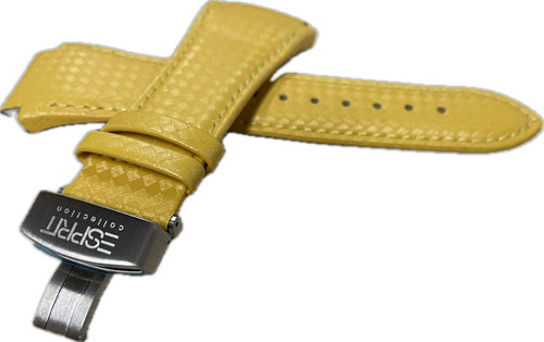 Uhrenarmband gelb raute - uhrenarmband,