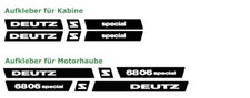 Deutz Aufkleber D6806 Special