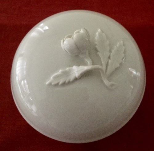 Kpm zuckerdose mit rosendeckel - mit,