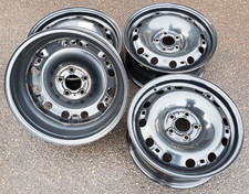 4x Stahlfelgen VW Polo 6R