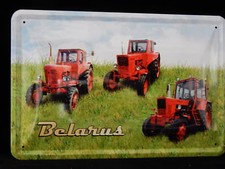 Blechschild traktor flotte - blechschild,