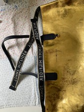 Hilfiger - tote bag - großer shopper - gold - vintage