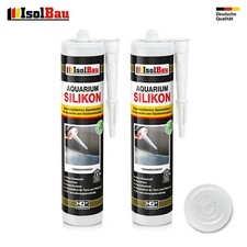 Aquarium Silikon Transparent 2 x 300ml Glassilikon Aquarium Kleber Glass