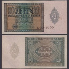 Deutsches Reich 10 Billionen