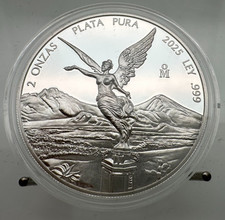 Mexiko - Libertad Siegesgöttin 2025 - 2 Oz Silber PROOF