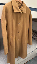 ♛ JOBIS Mantel Wintermantel Camelcoat hellbraun Reine Wolle Gr. 40 ♛