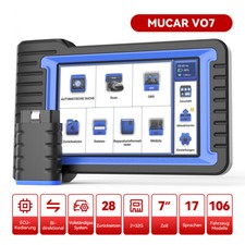 MUCAR VO7 KFZ OBD2 Diagnosegerät 28 Reset Aktive Testen Scanner ECU Codierung DE