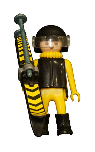 Playmobil skifahrer mann - mann, figur