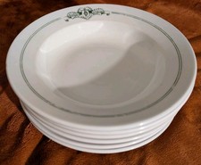 6 Porzellan-Suppenteller