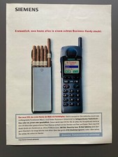 Siemens S10 Handy Farbdisplay Mobiltelefon 1997 Vintage Ad Werbung Reklame