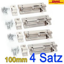 4x，Torriegel，Bolzenriegel，Türriegel，Türschloss，Schlossriegel，Schnappriegel，100mm