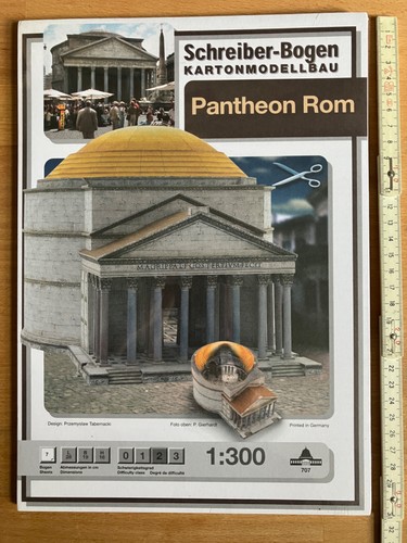 Papier bastelbogen pantheon - pantheon, in