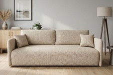 Bequeme Couch mit Bettkasten