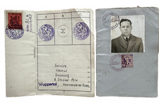 WW2 BRITISH NÜRNBERG 1945 S.I.B. OFFIZIER, + WACHE SPANDAU ALLIIERTER GEFÄNGNISPASS